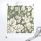 Sage Green Floral Hand Drawn Traditional Classic Serene Green And Cream Block Print Custom Removable Wallpaper by Spoonflower Peel & Stick Wallpaper 2FT Wide